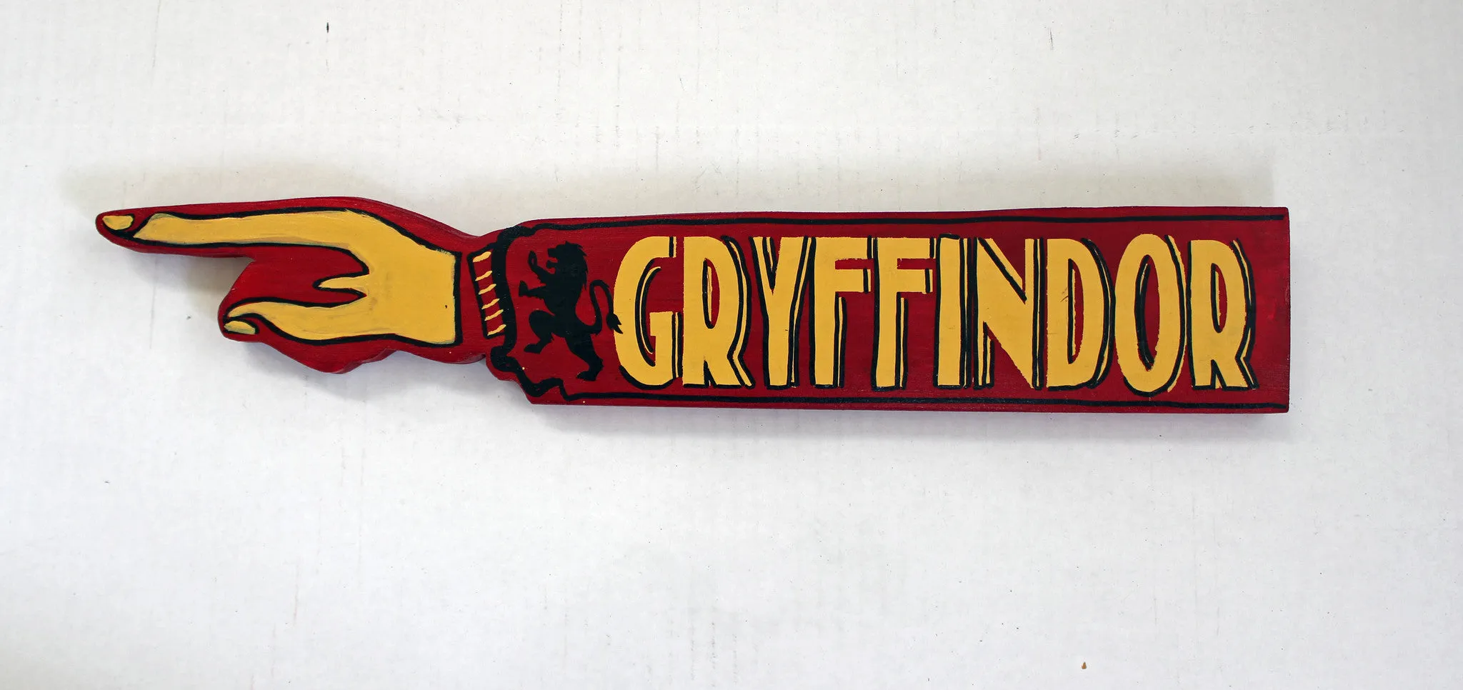 Wizard Houses Collection - wooden pointy finger signs