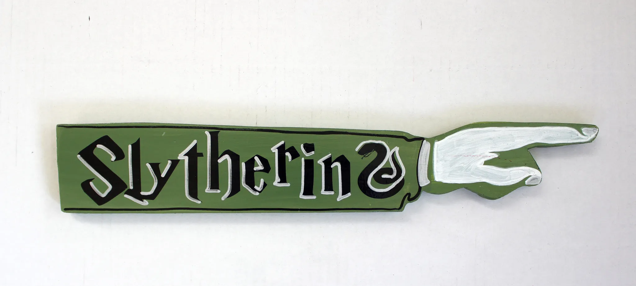 Wizard Houses Collection - wooden pointy finger signs
