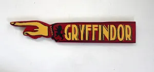 Wizard Houses Collection - wooden pointy finger signs