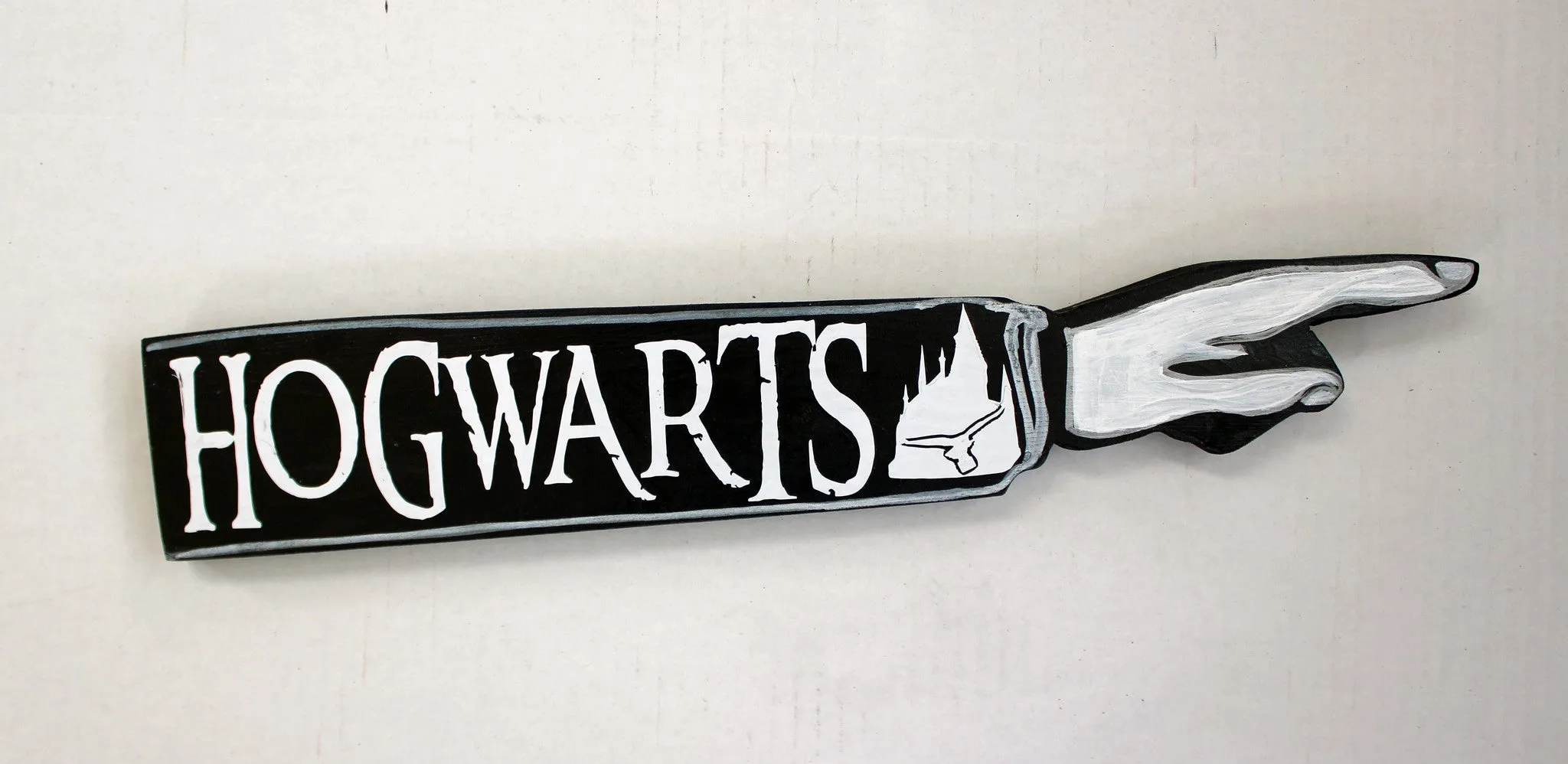 Wizard Houses Collection - wooden pointy finger signs
