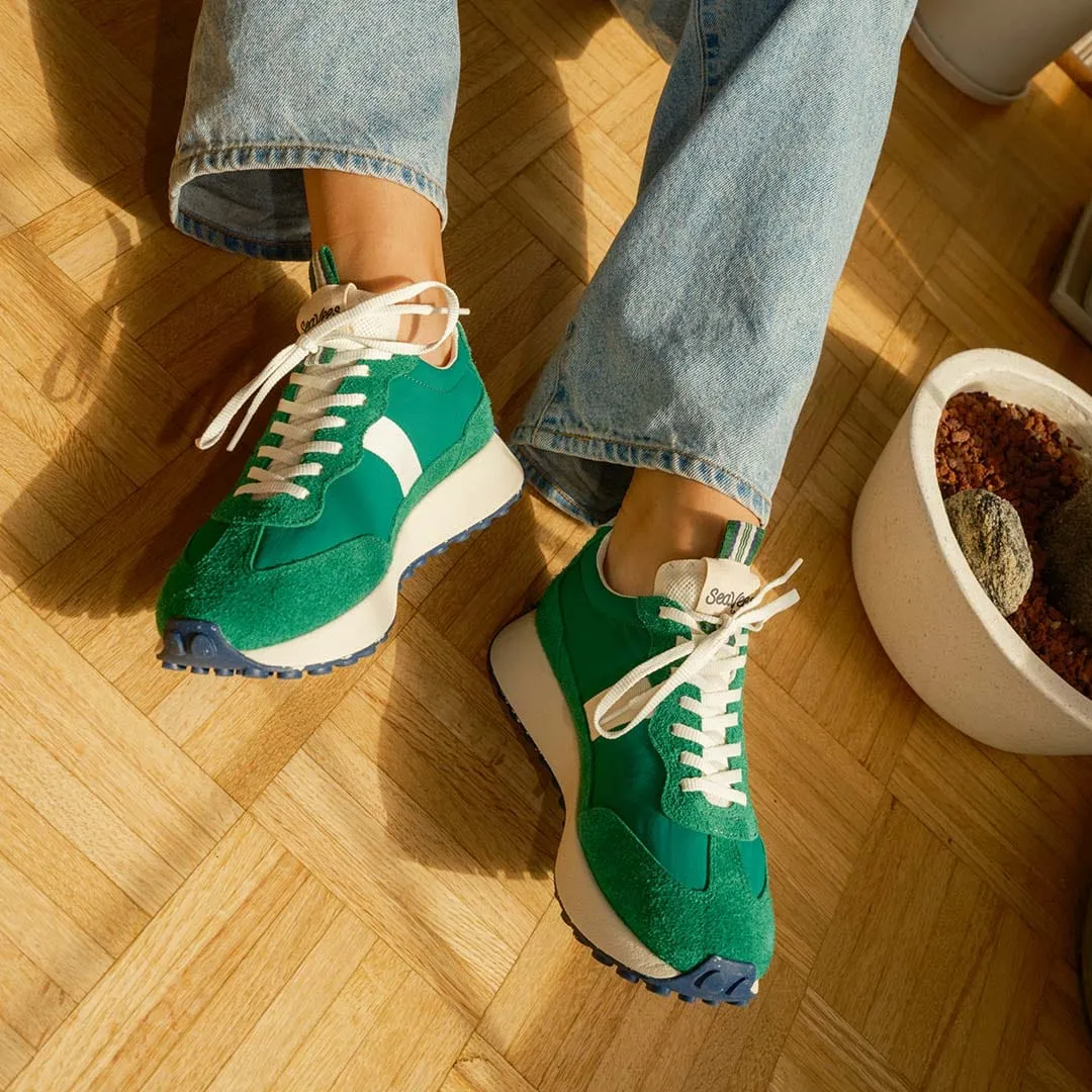 Womens - Acorn Trainer - Grass Green