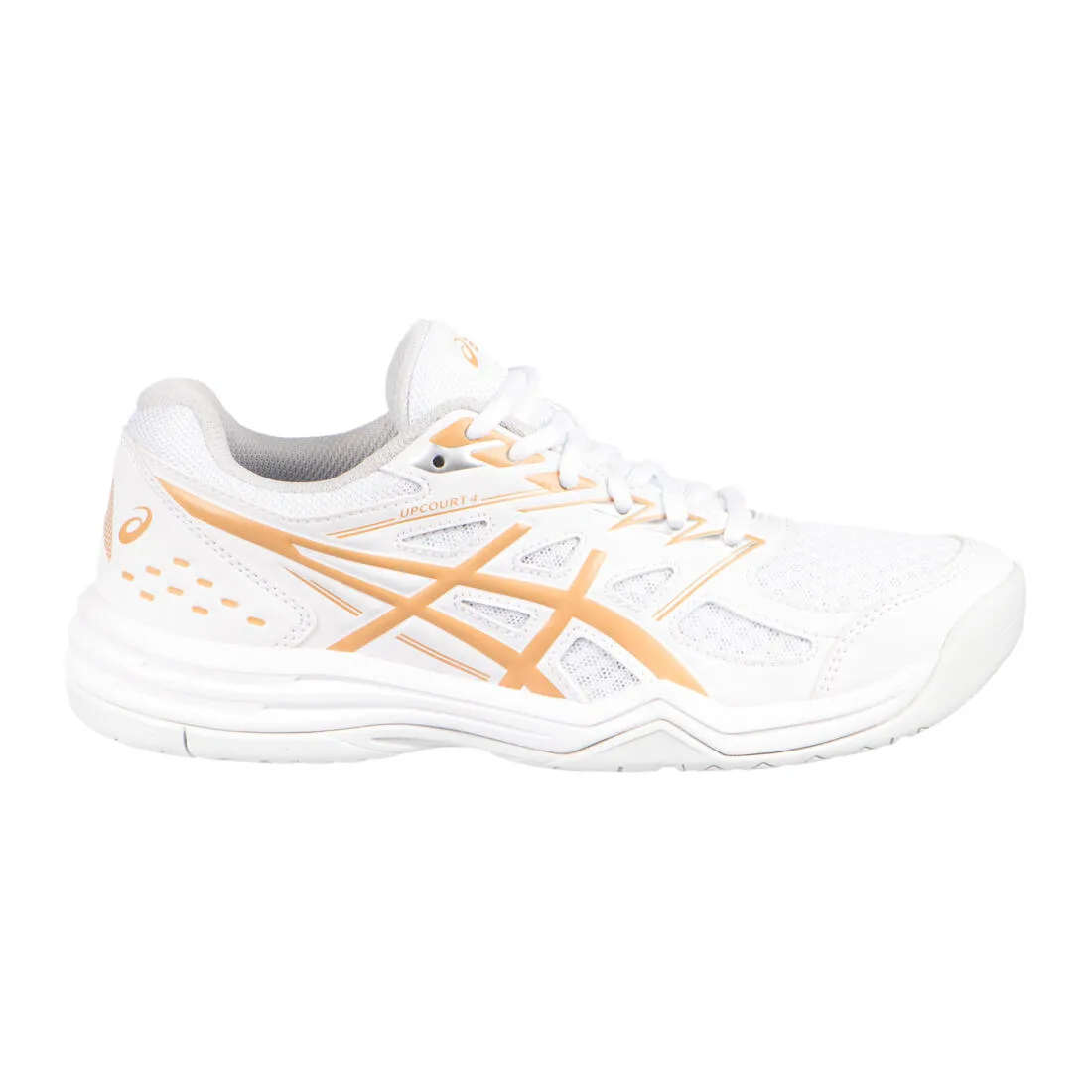 Women's Badminton, Squash, Indoor Sports Shoes Upcourt 4 - White