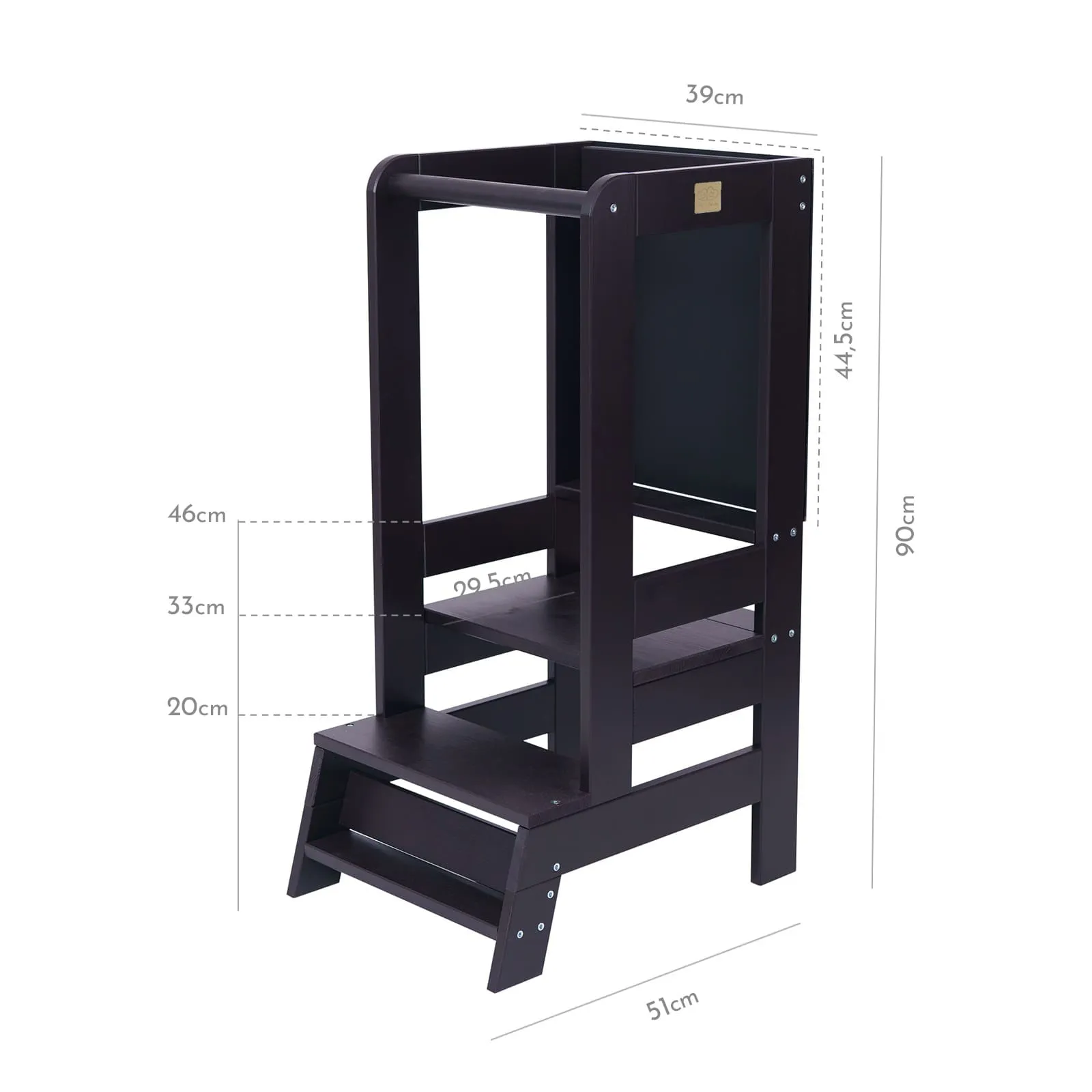 Wooden Kitchen Helper - Learning Tower With Board For Kids By MeowBaby