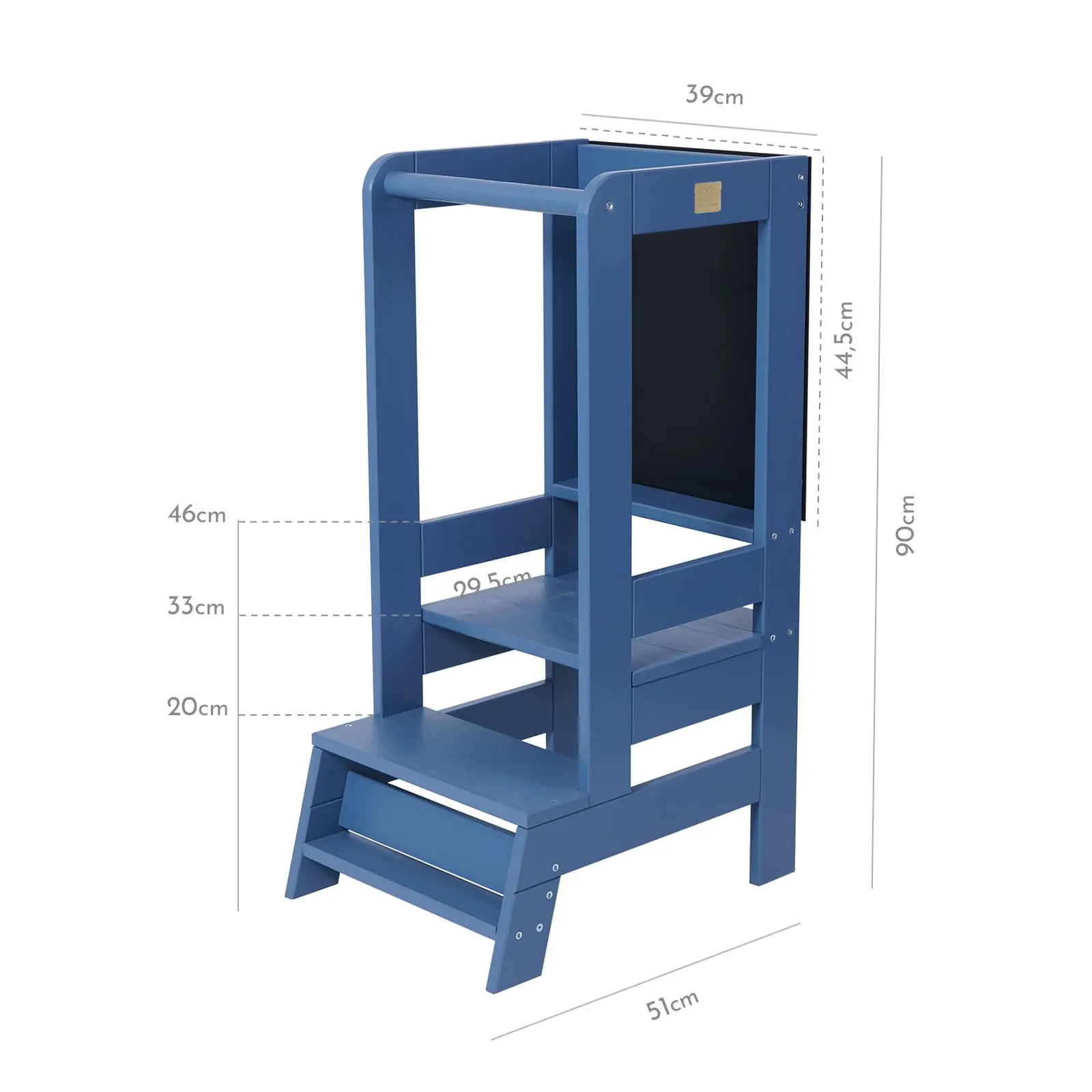 Wooden Kitchen Helper - Learning Tower With Board For Kids By MeowBaby