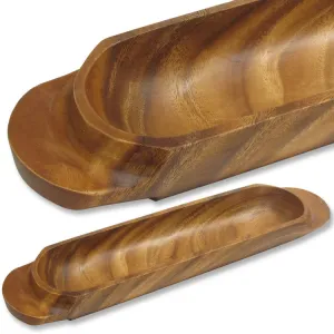 Wooden Lodge Bread Tray