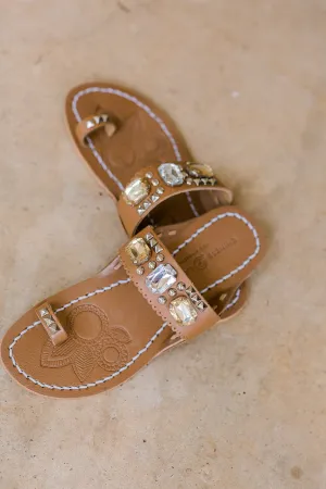 X Jada Leather Sandal by Chinese Laundry