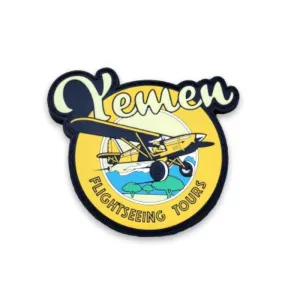 YEMEN FLIGHTSEEING TOURS PVC MORALE PATCH
