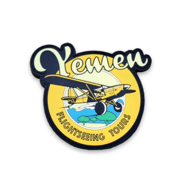 YEMEN FLIGHTSEEING TOURS PVC MORALE PATCH