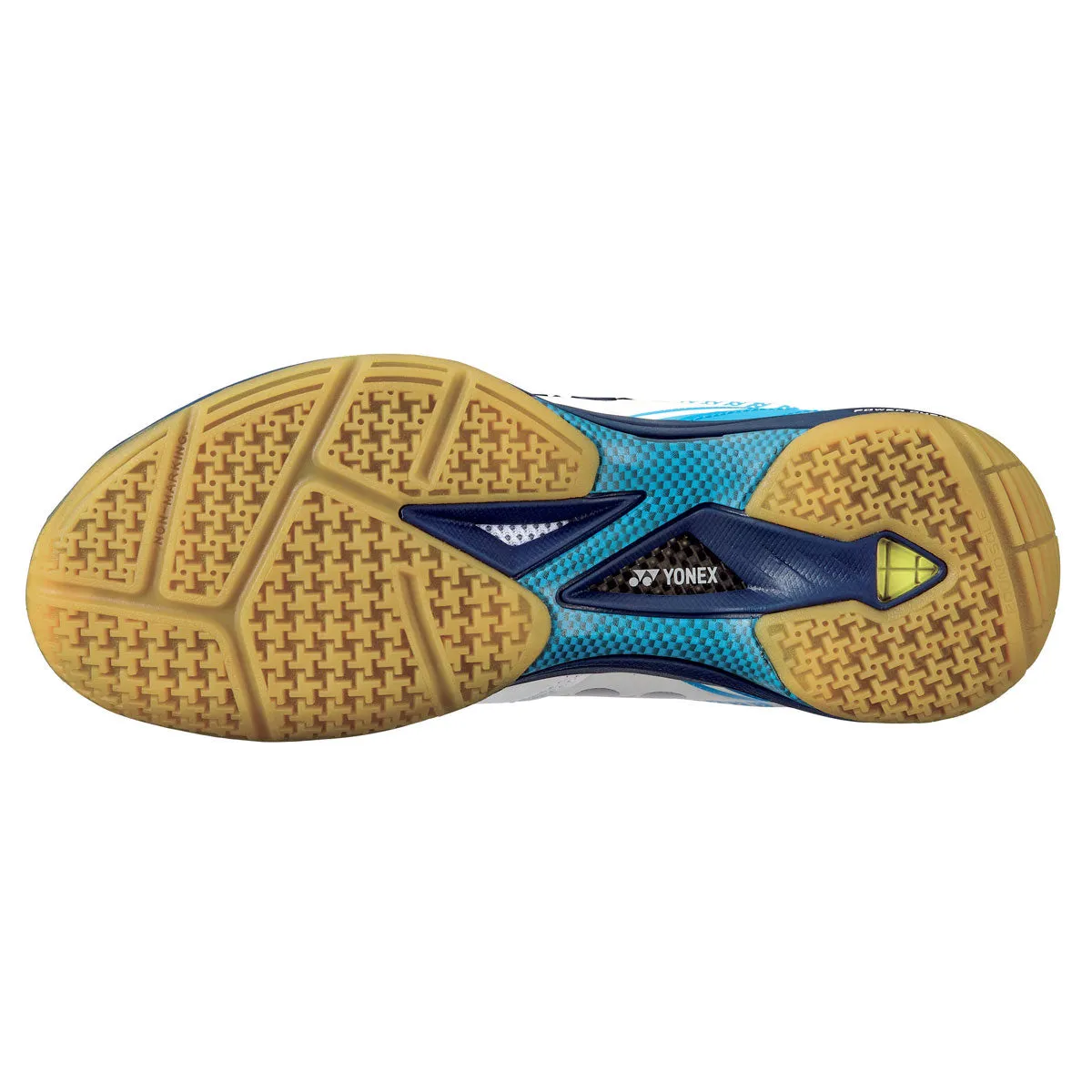 Yonex Power Cushion 65 Z3 Men's Indoor Court Shoe (White/Ocean Blue)