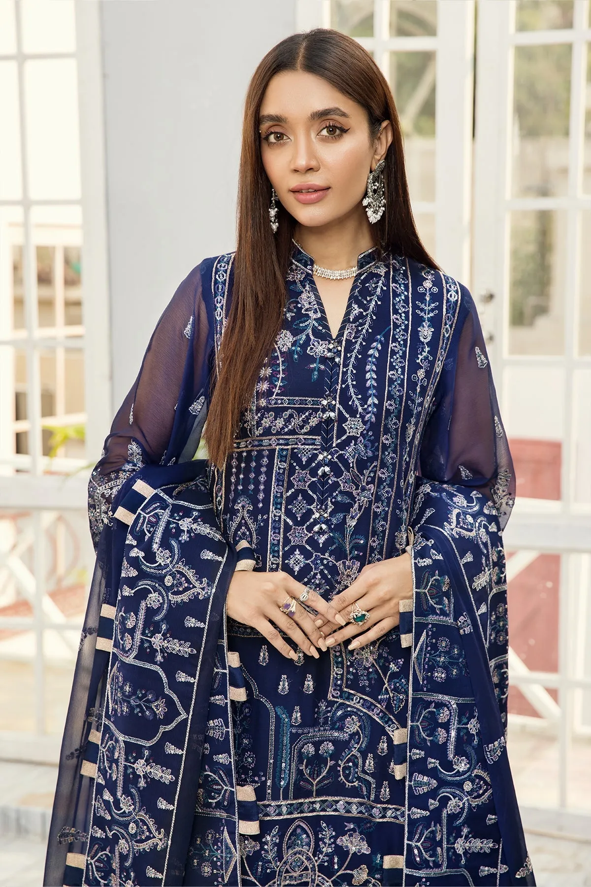 Zartash | Alizeh Fashion Embroidered Formal Collection 2022 | Unstitched and Stitched Embroidered Chiffon Suits