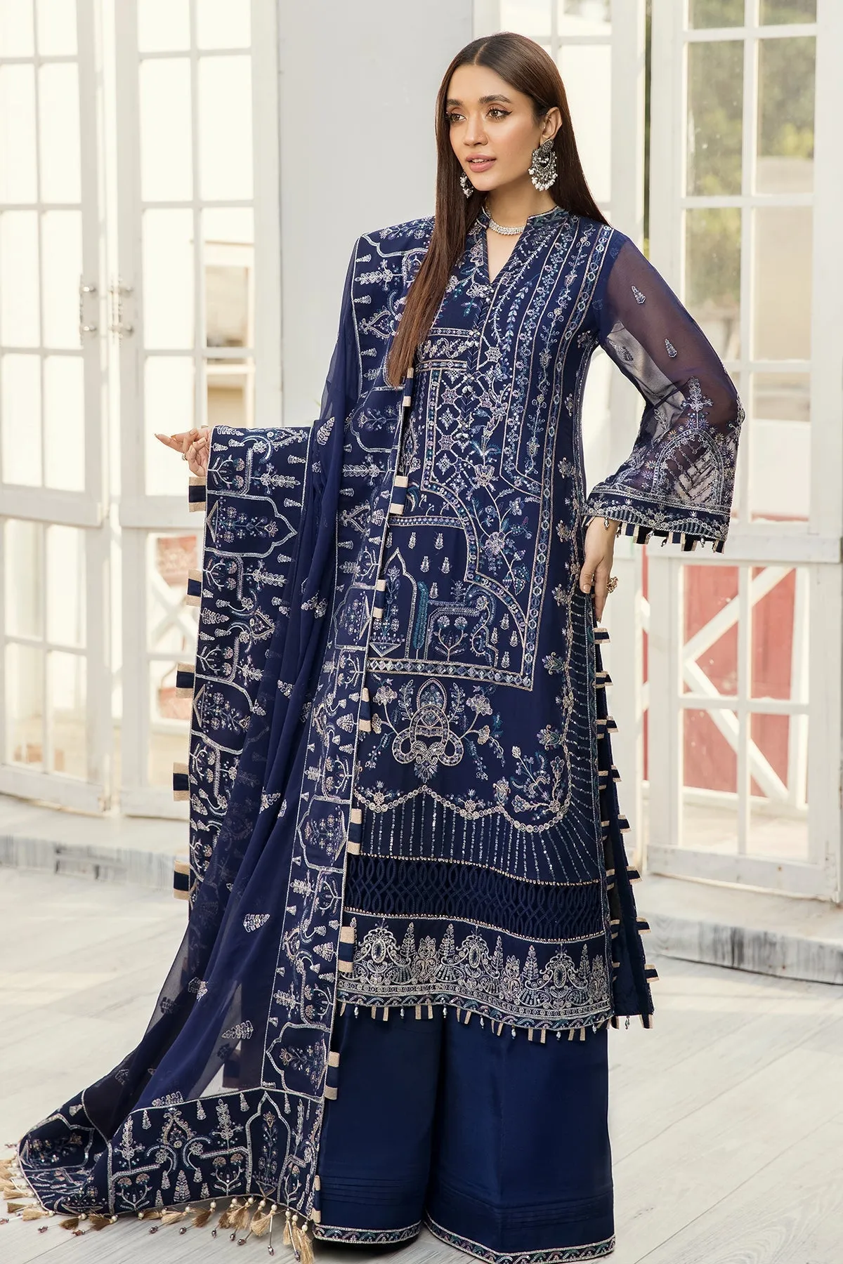 Zartash | Alizeh Fashion Embroidered Formal Collection 2022 | Unstitched and Stitched Embroidered Chiffon Suits