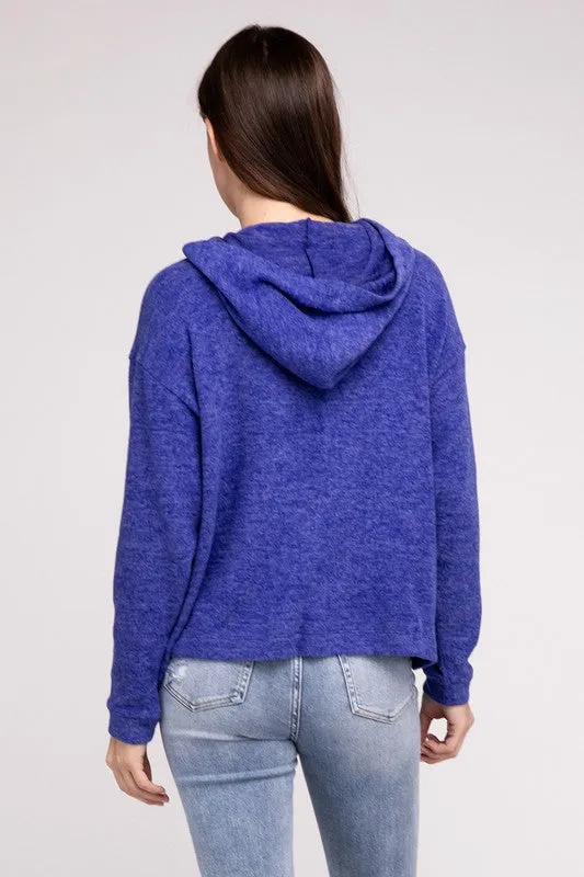 Zenana Brushed Hacci Sweater (Multiple Colors!)