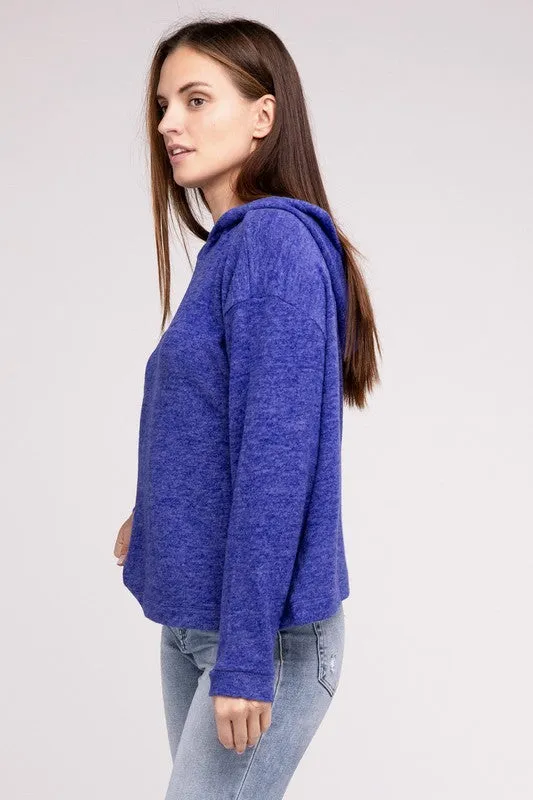 Zenana Brushed Hacci Sweater (Multiple Colors!)