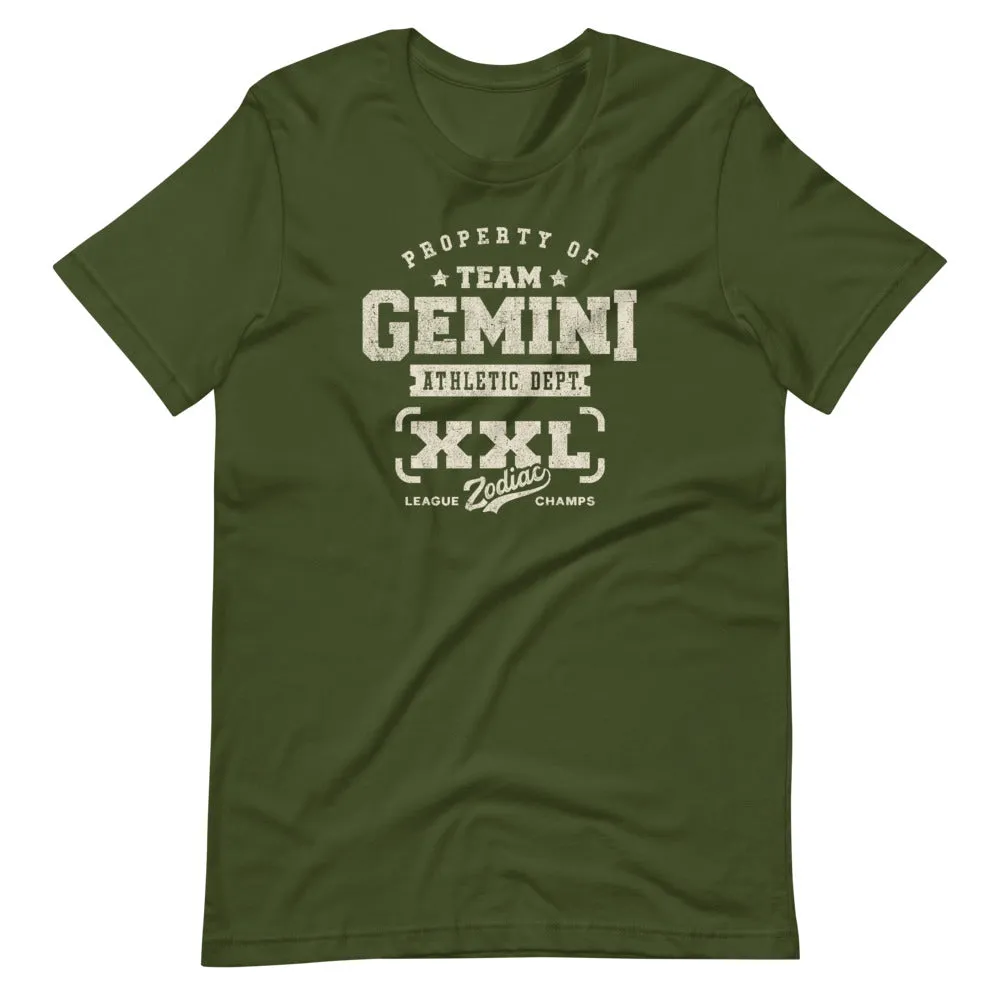 Zodiac Gemini Athletic Dept. Short-Sleeve Unisex T-Shirt