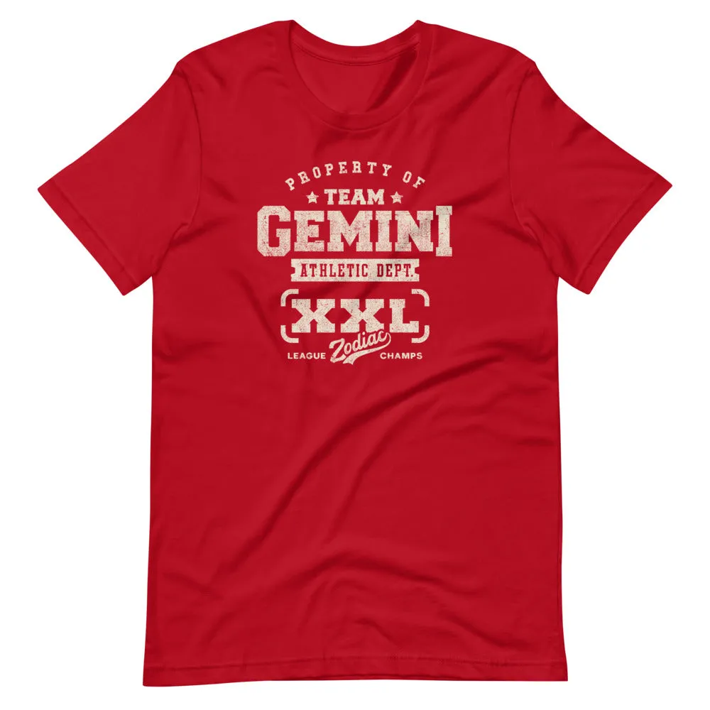 Zodiac Gemini Athletic Dept. Short-Sleeve Unisex T-Shirt
