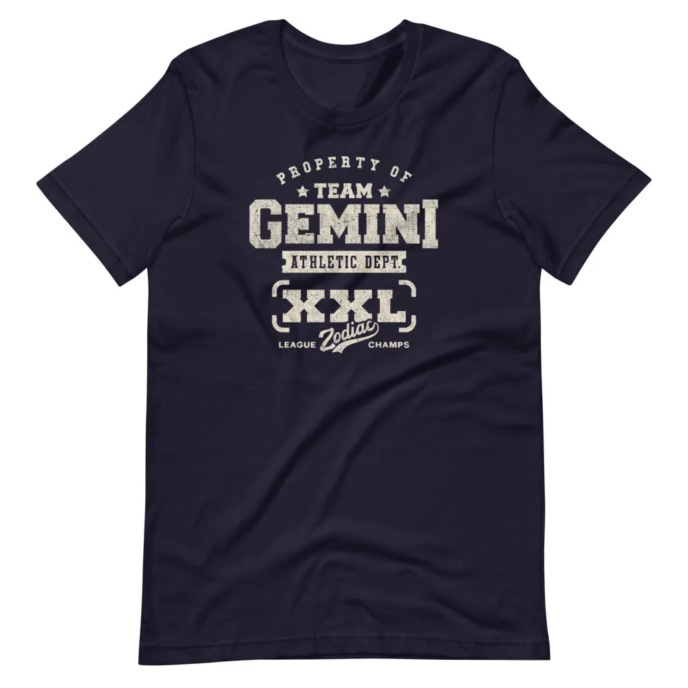 Zodiac Gemini Athletic Dept. Short-Sleeve Unisex T-Shirt