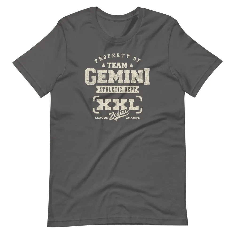 Zodiac Gemini Athletic Dept. Short-Sleeve Unisex T-Shirt